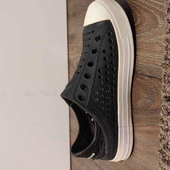 Sketchers Child Black with White Trim Size 12 Foamies:Guzman Steps Aqua Surge - Picture 5 of 11